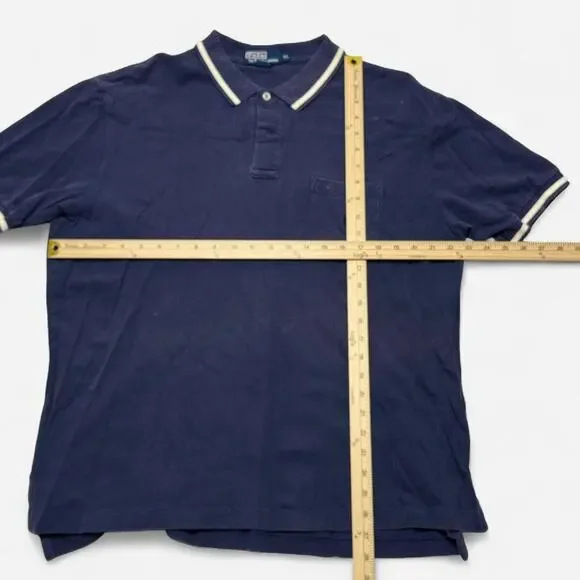 Polo Ralph Lauren Navy Pocket Polo Shirt XL - Picture 4 of 4